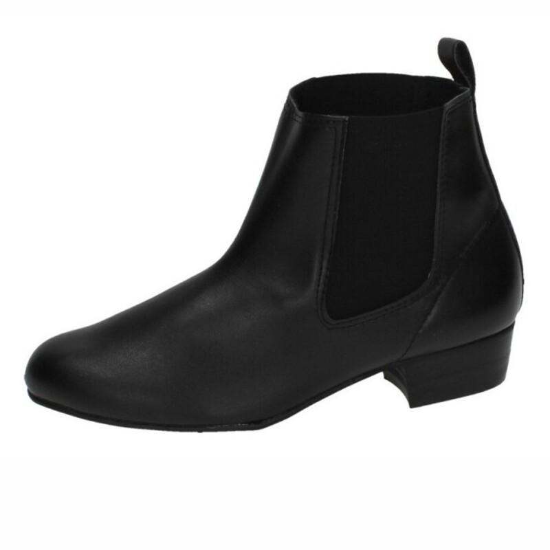 Botín de baile para niño en color negro, marca Pasos de Baile.